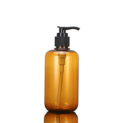 Bottiglia dell'erogatore della pompa dello sciampo dell'animale domestico, 300ml Amber Plastic Pump Bottles