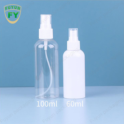 imballaggio vuoto del cosmetico dell'erogatore della pompa dello spruzzo 60Ml della bottiglia di plastica trasparente dell'ANIMALE DOMESTICO