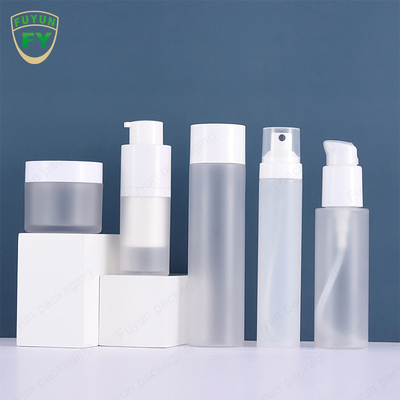 la pompa di plastica trasparente 50ml imbottiglia Skincare affronta il contenitore della crema