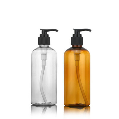 Bottiglia Amber Color dell'erogatore della pompa dello sciampo 300ML per la lozione del corpo